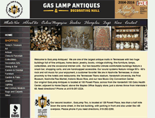 Tablet Screenshot of gaslampantiques.com